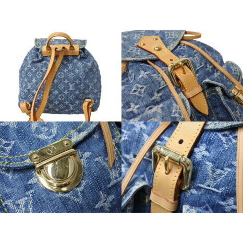 Louis Vuitton Sac Ado Backpack Monogram Denim Blue - Picture 4 of 8